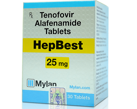 HepBest™ 25mg (Generic Vemlidy®) Tenofovir Alafenamidă Preț în India și Cum să cumperi
