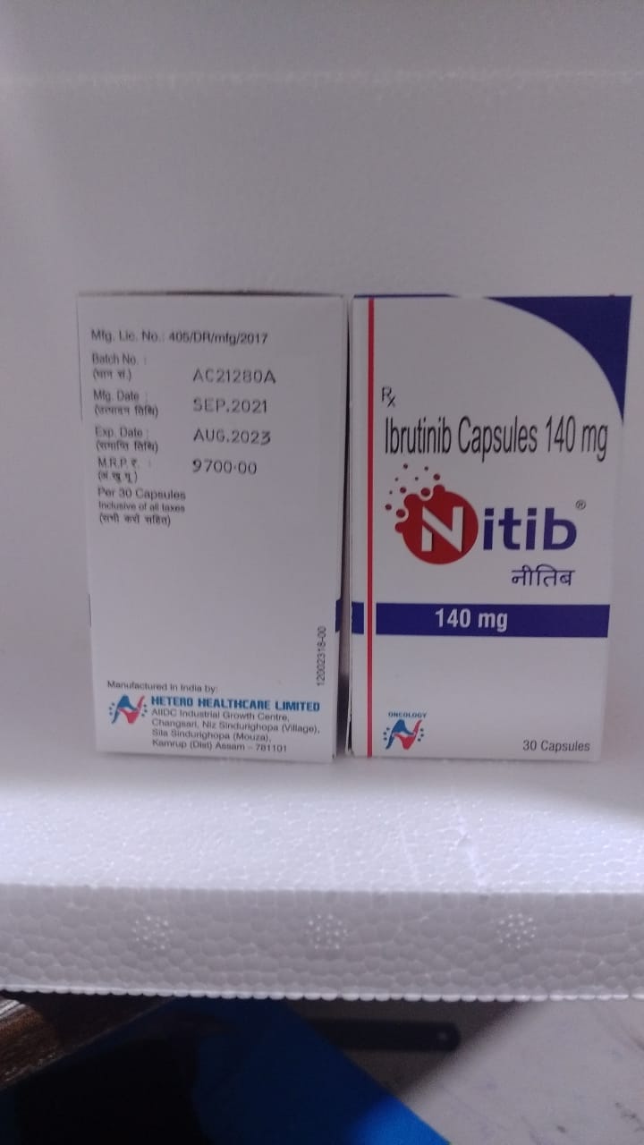 ibrutinib 140 mg price in india